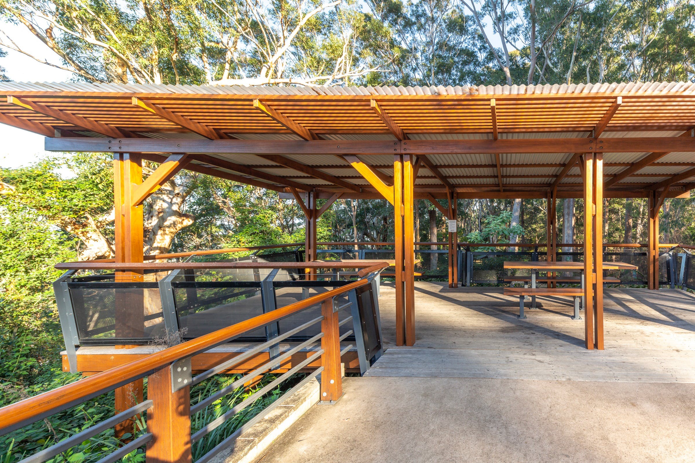Accessible picnic shelter