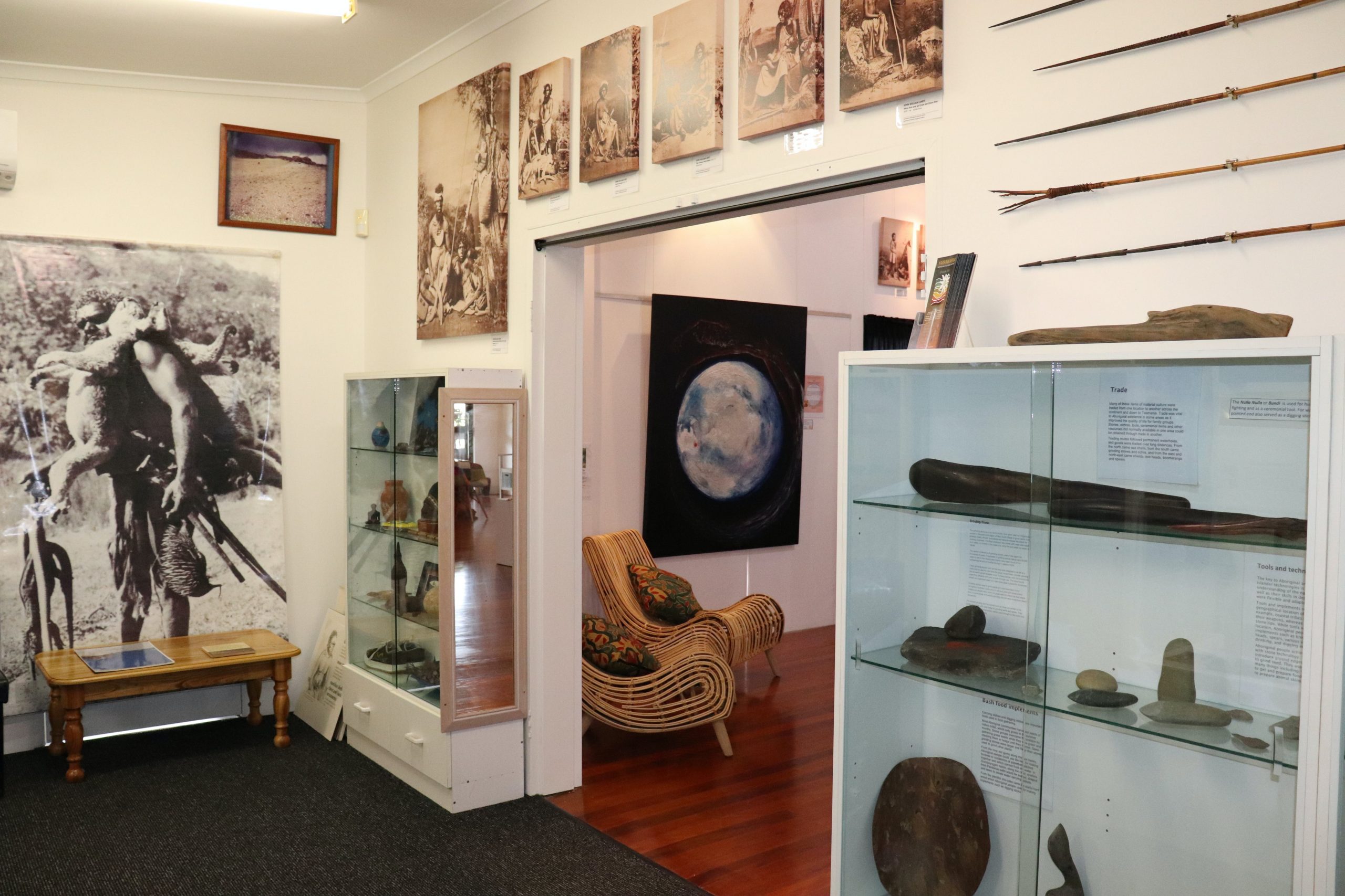 The keeping place displays over 6000 years of artefacts from Gumbaynggirr coastal living