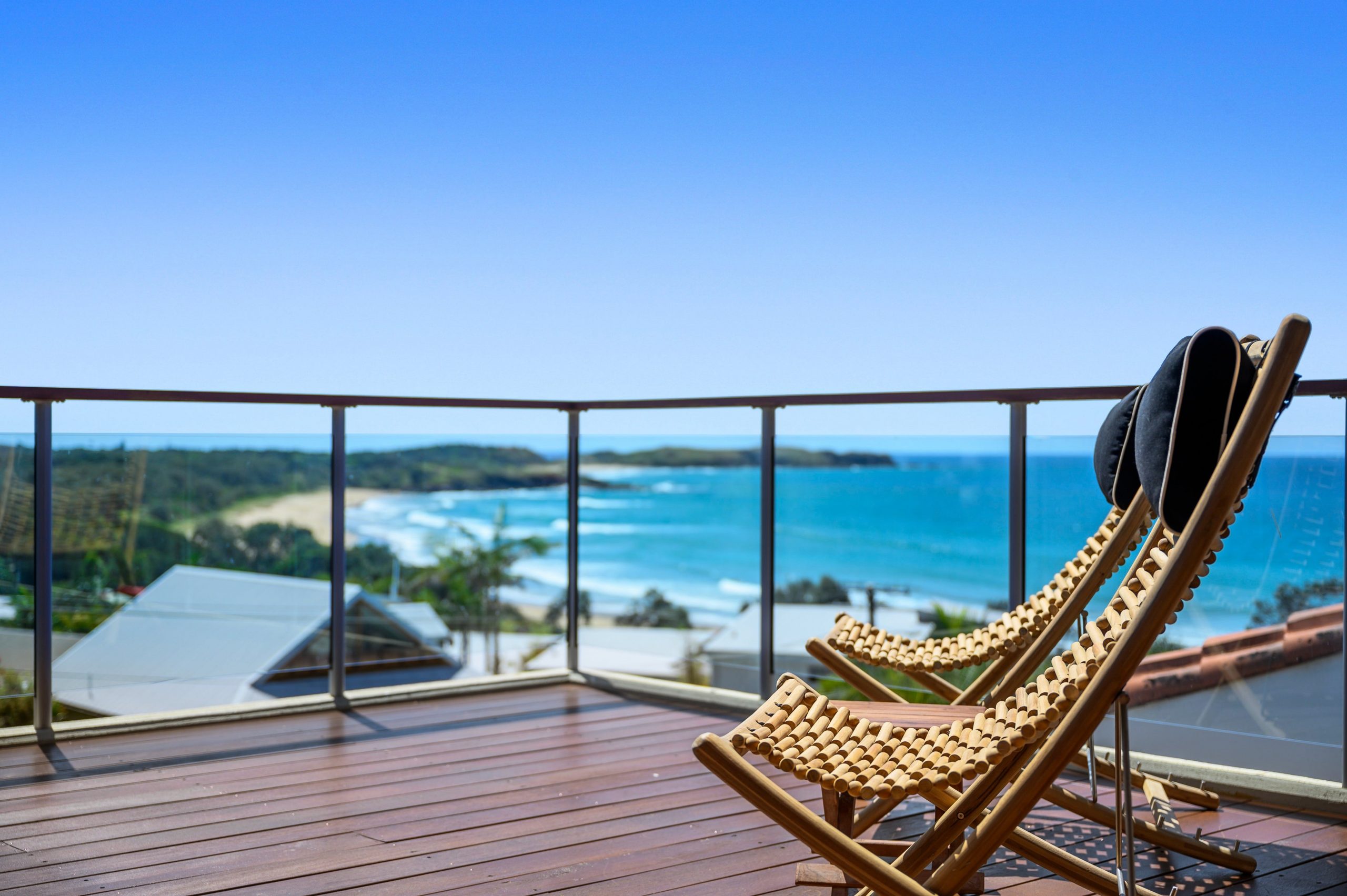 Beautiful decks to sit and admire the view