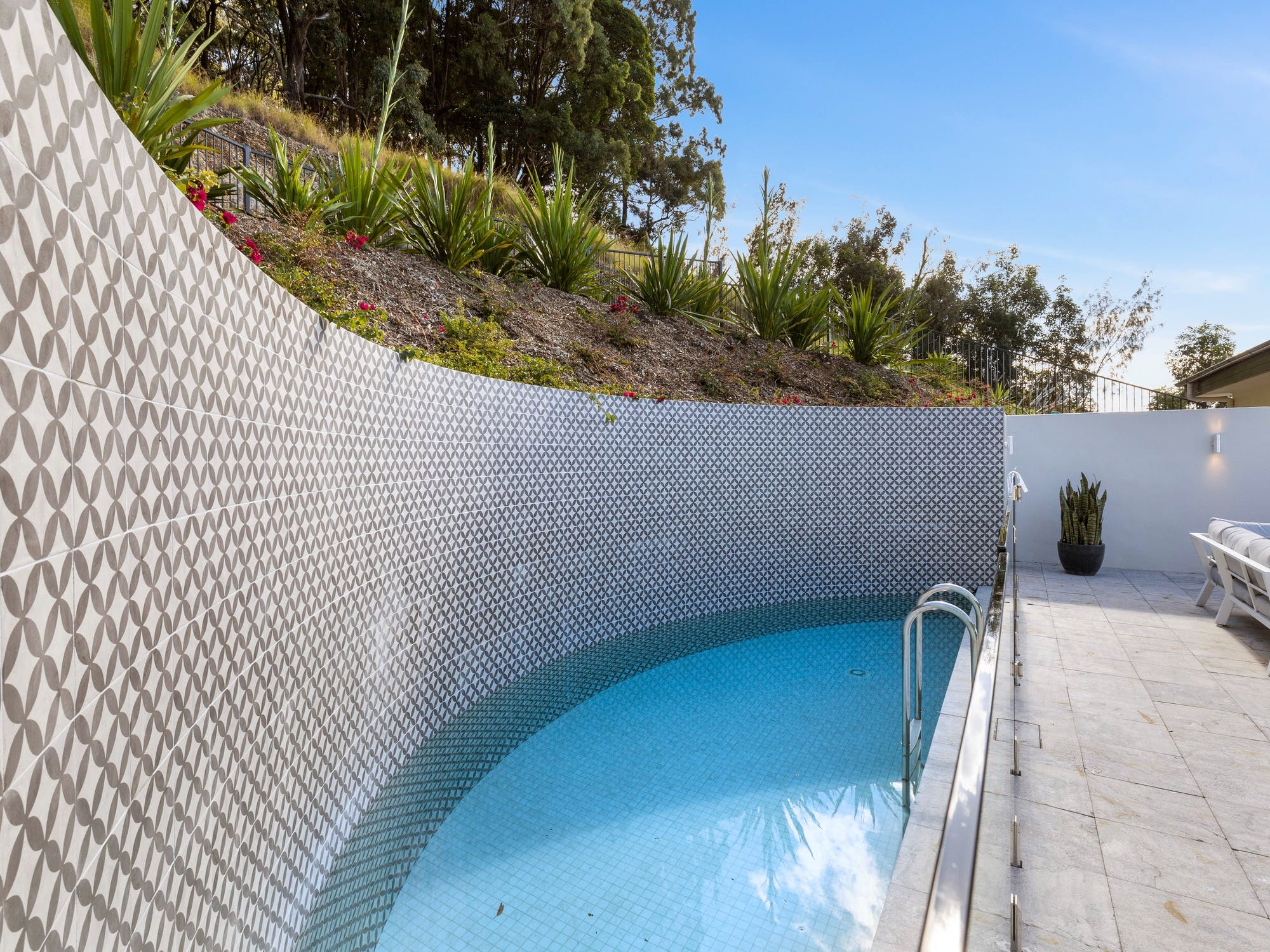 Moroccan inspired plunge pool