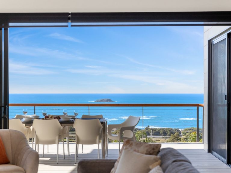 Outdoor seating and magnificent views