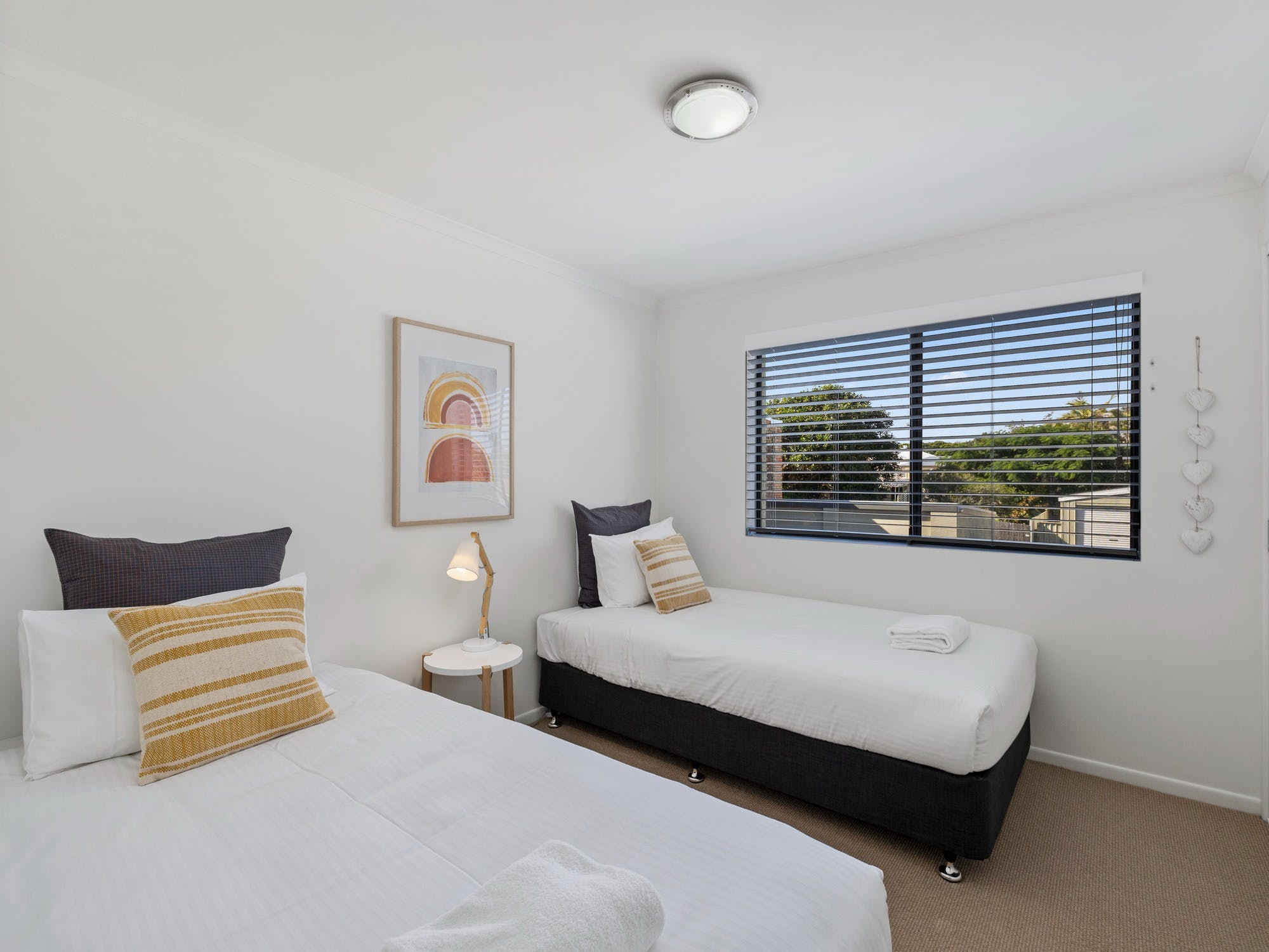 Second bedroom with king singles