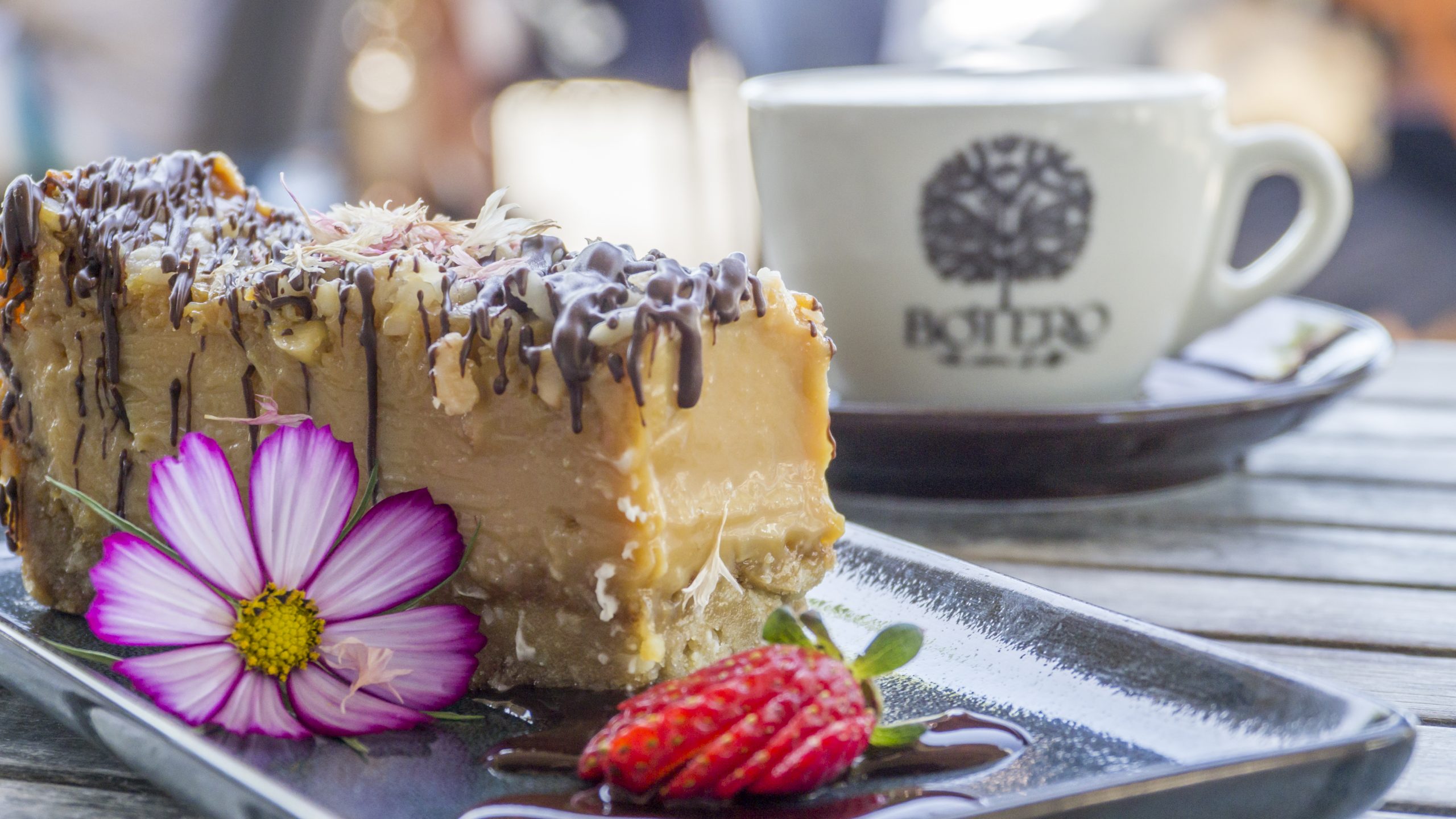 Coffee And Cake At Bluebottles