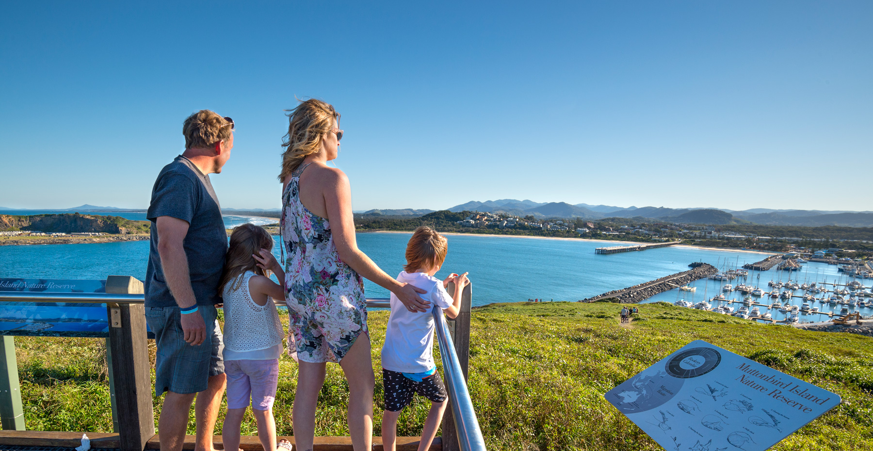 Looking At Marina From Muttonbird Island
