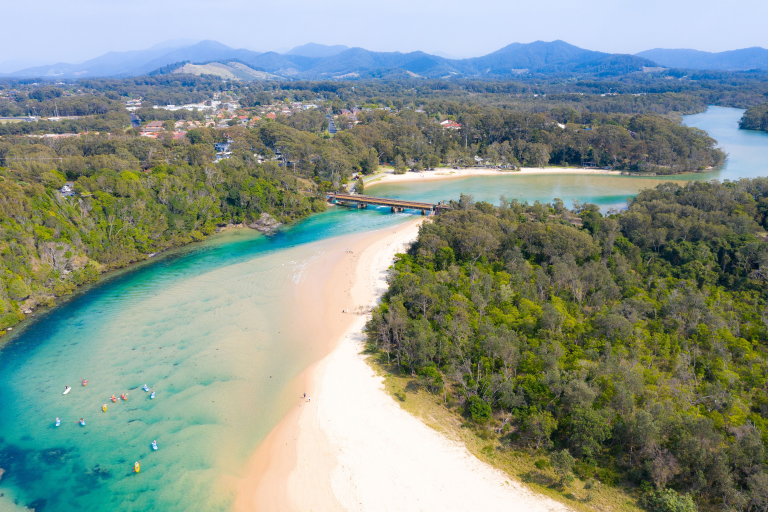 SUP Boarding at Boambee Bay