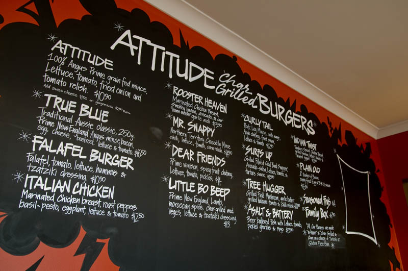 Image of wall menu
