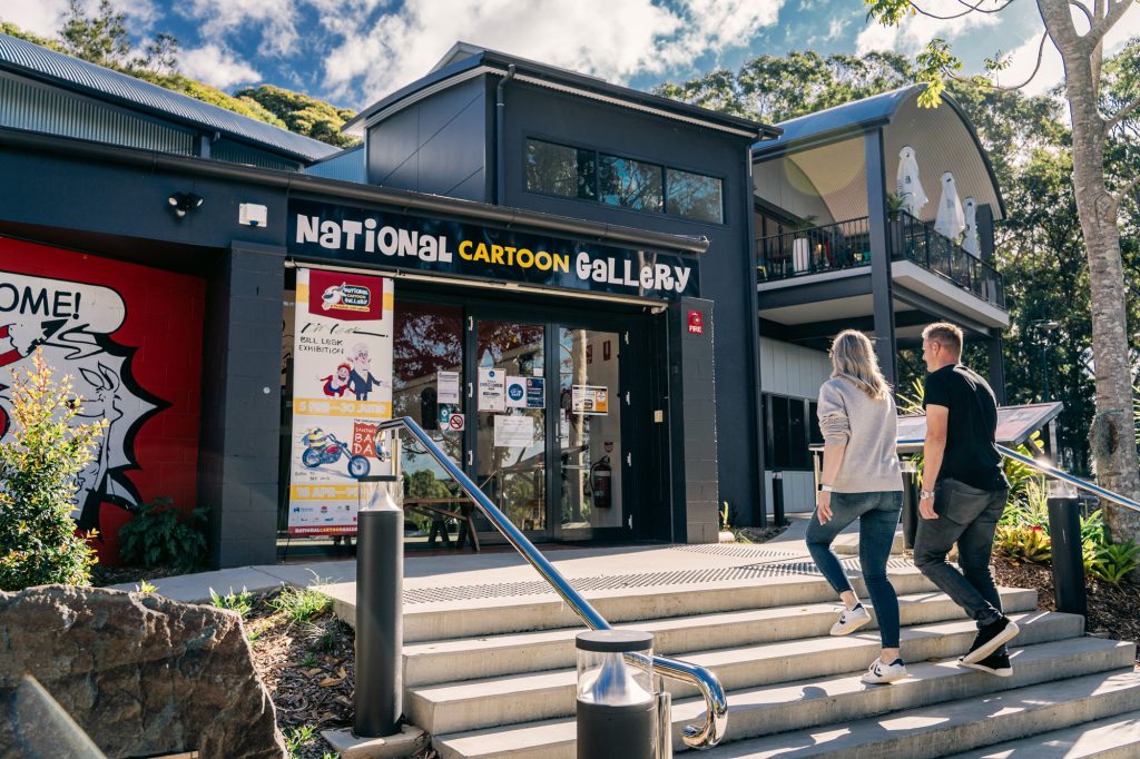 Heading into the National Cartoon Gallery