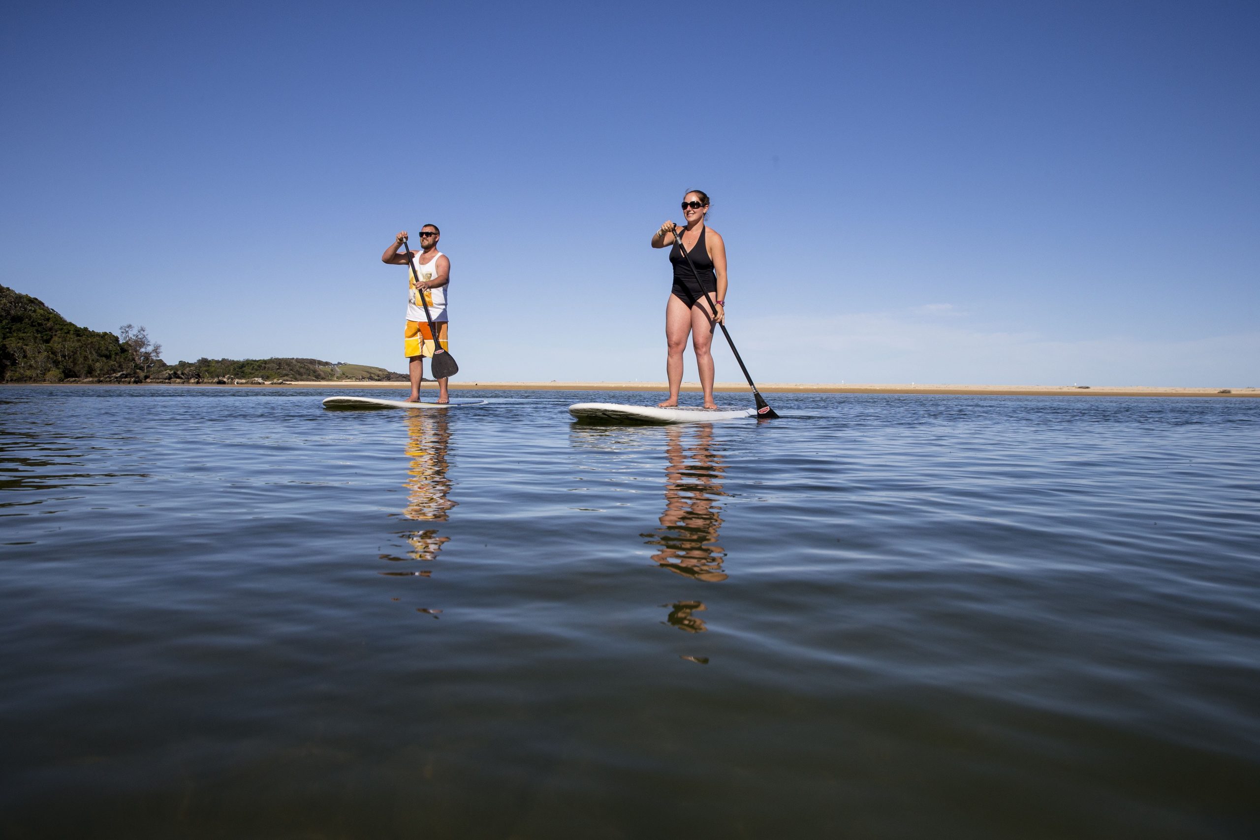Couple Paddling with C-Change Adventures