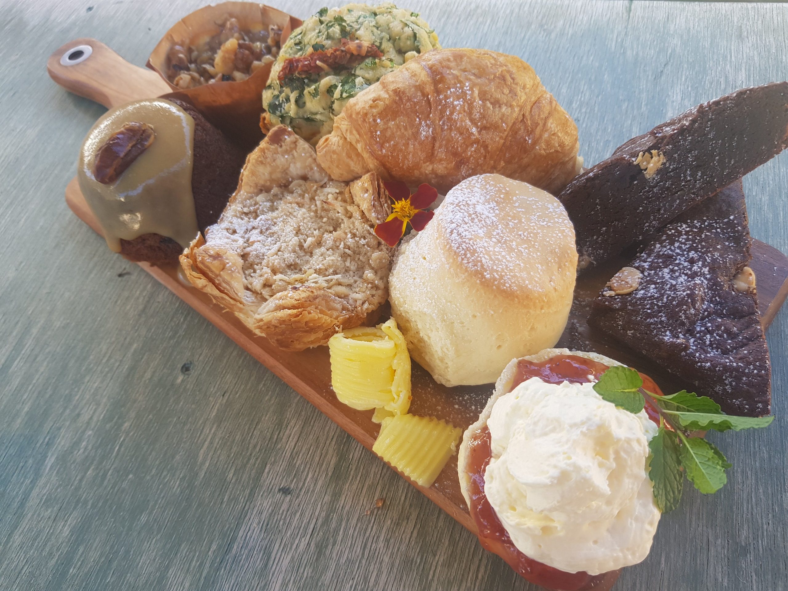 Selection of home baked cakes