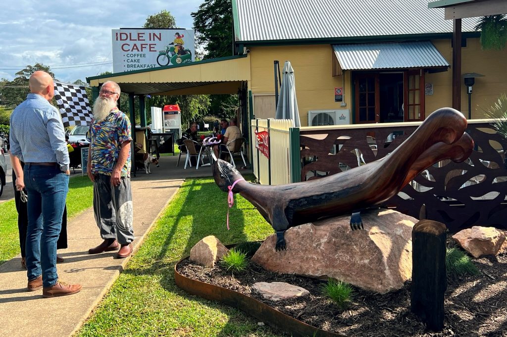 Nana Two Tails Can Be Found Next To The Idle In Cafe