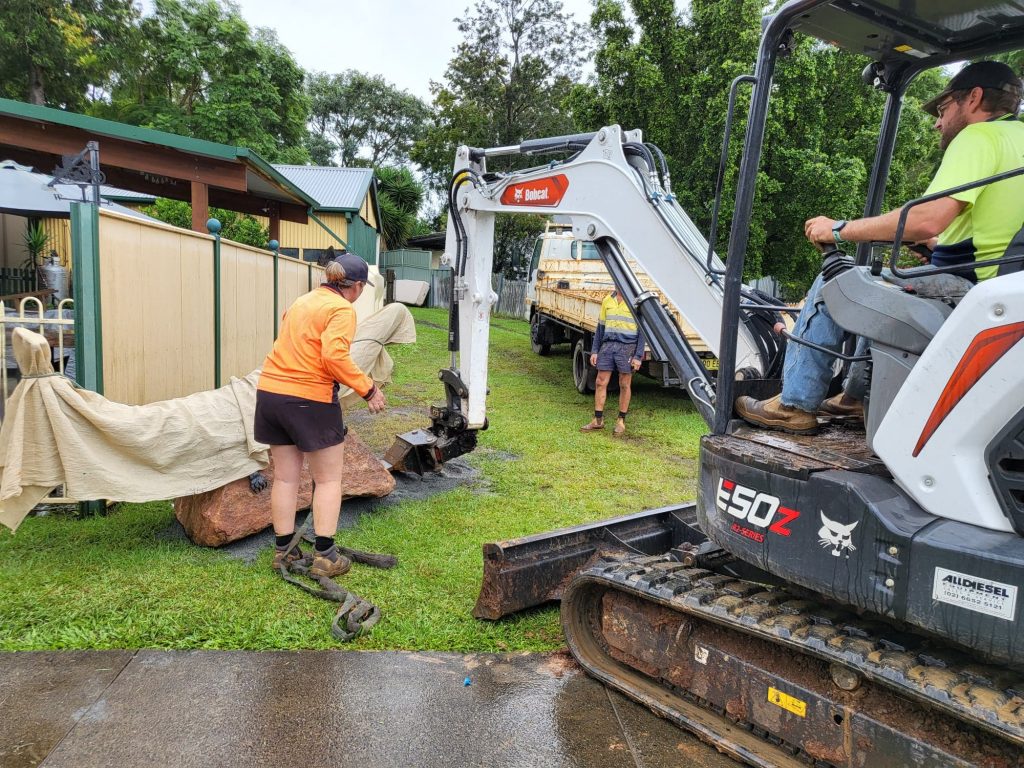 Moving Nana Two Tails Into Place