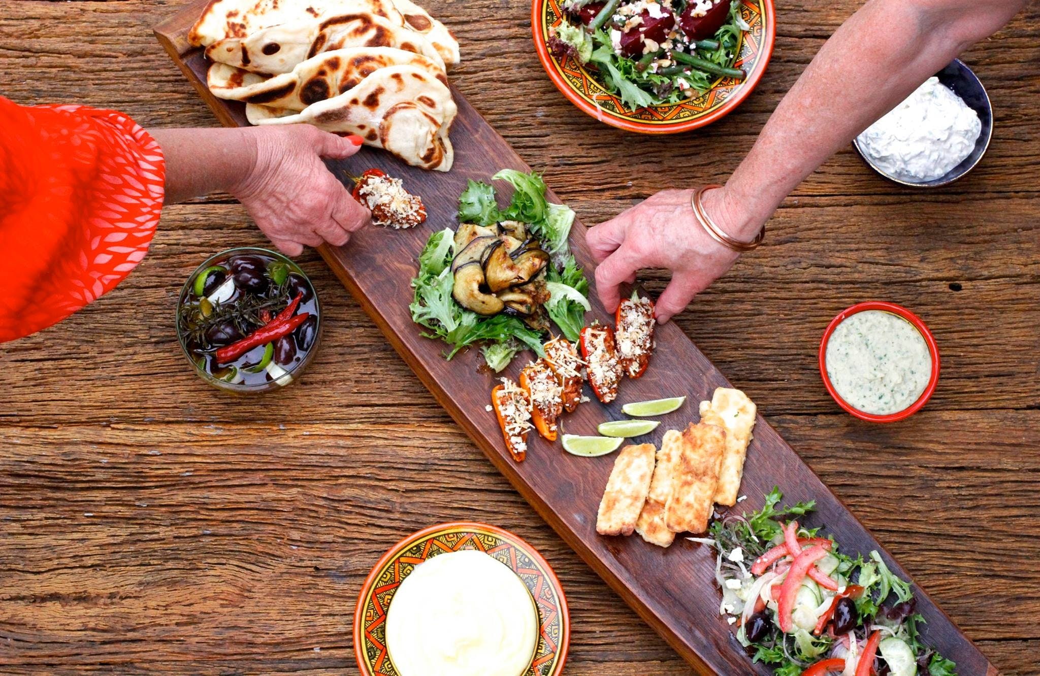 Mediterranean Halloumi board