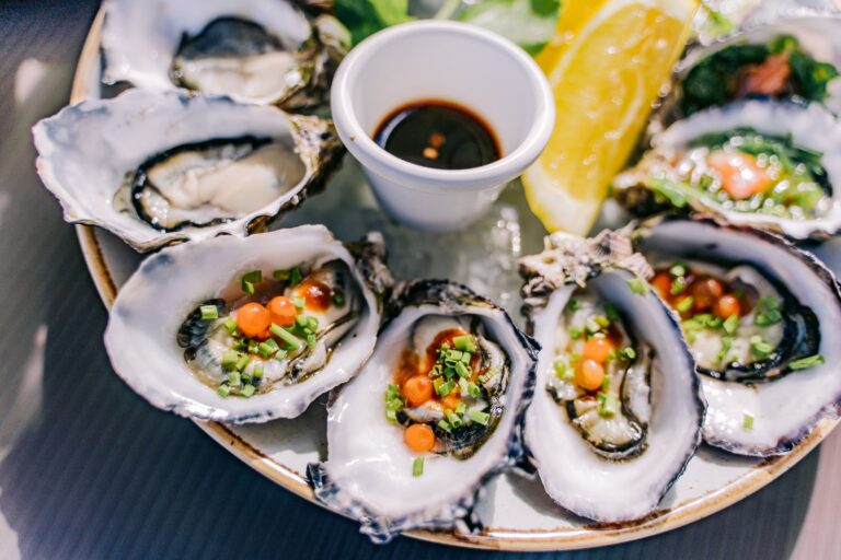 Fresh oysters from Latitude 30, Coffs Harbour