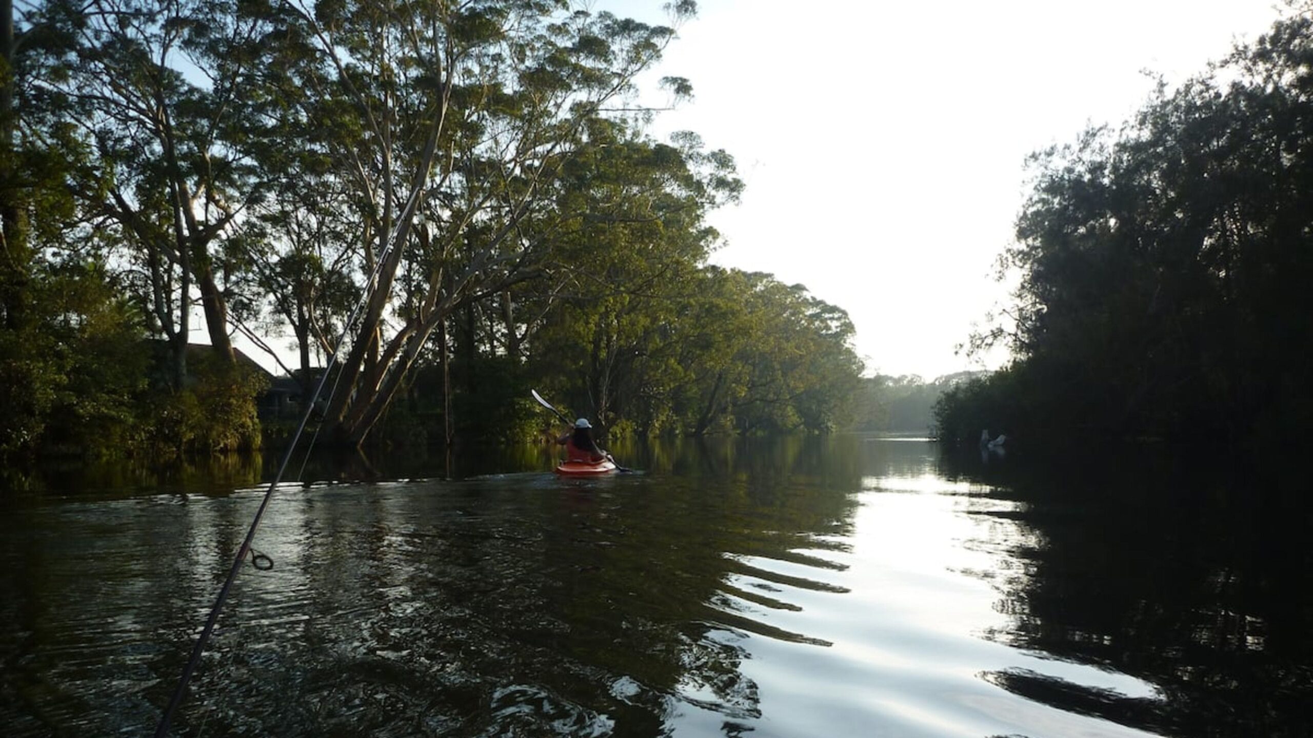 3kms of safe peaceful waters to fish and explore. You're welcome to bring your canoes, kayaks and SUP boards.