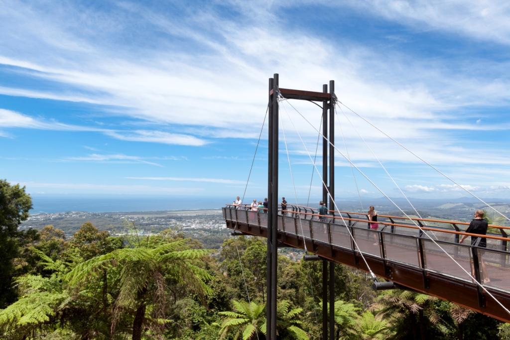 Forest Sky Pier At Sealy Lookout