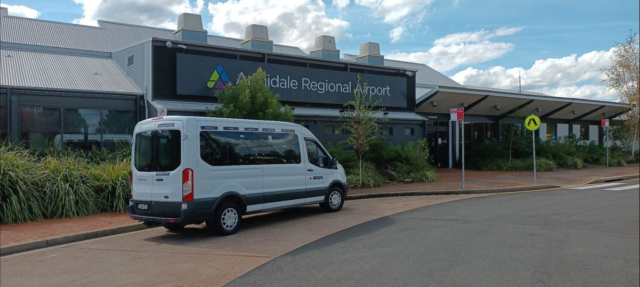 Bus at Armidale Airport