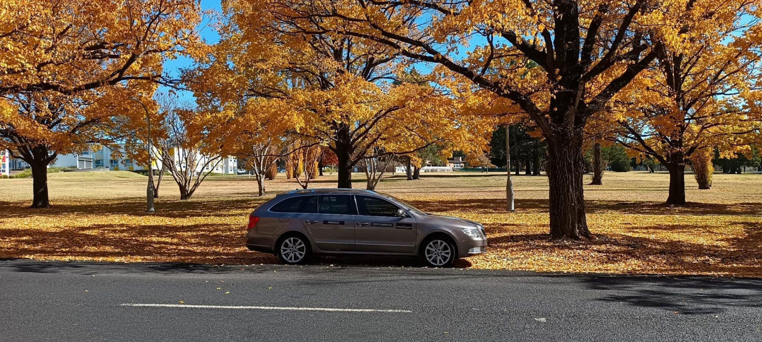 Skoda Superb at UNE Autumn
