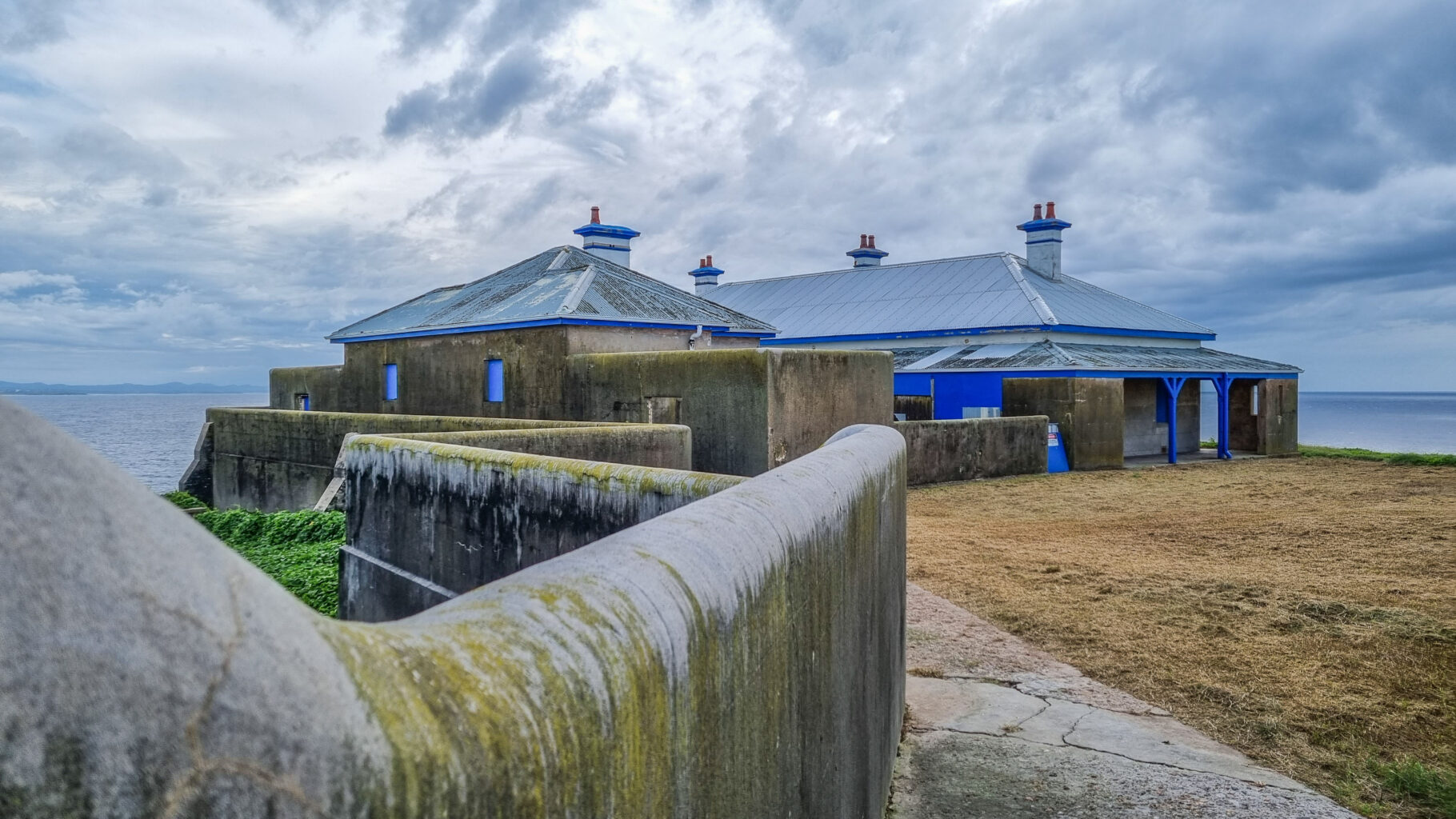 Stone Walls Lead Us To The Living Quarters Of The Lighthouse Keepers