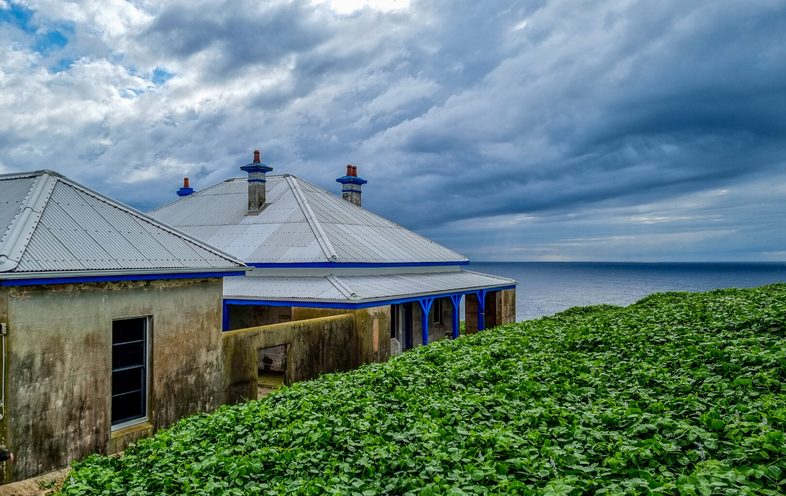Despite The Relentless Battering From The Elements The Historic Buildings Remain In Good Condition