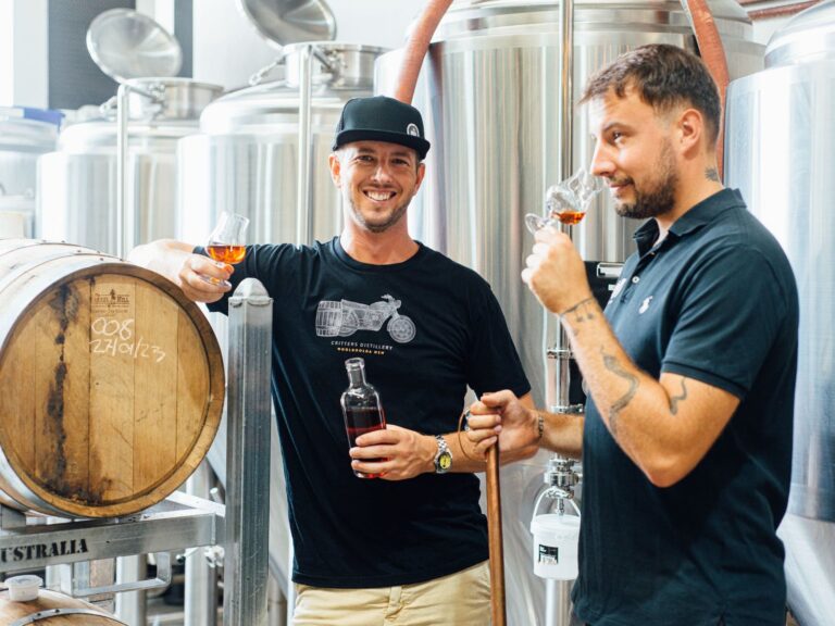 Critters Distillery Head Distiller Chris Fraser