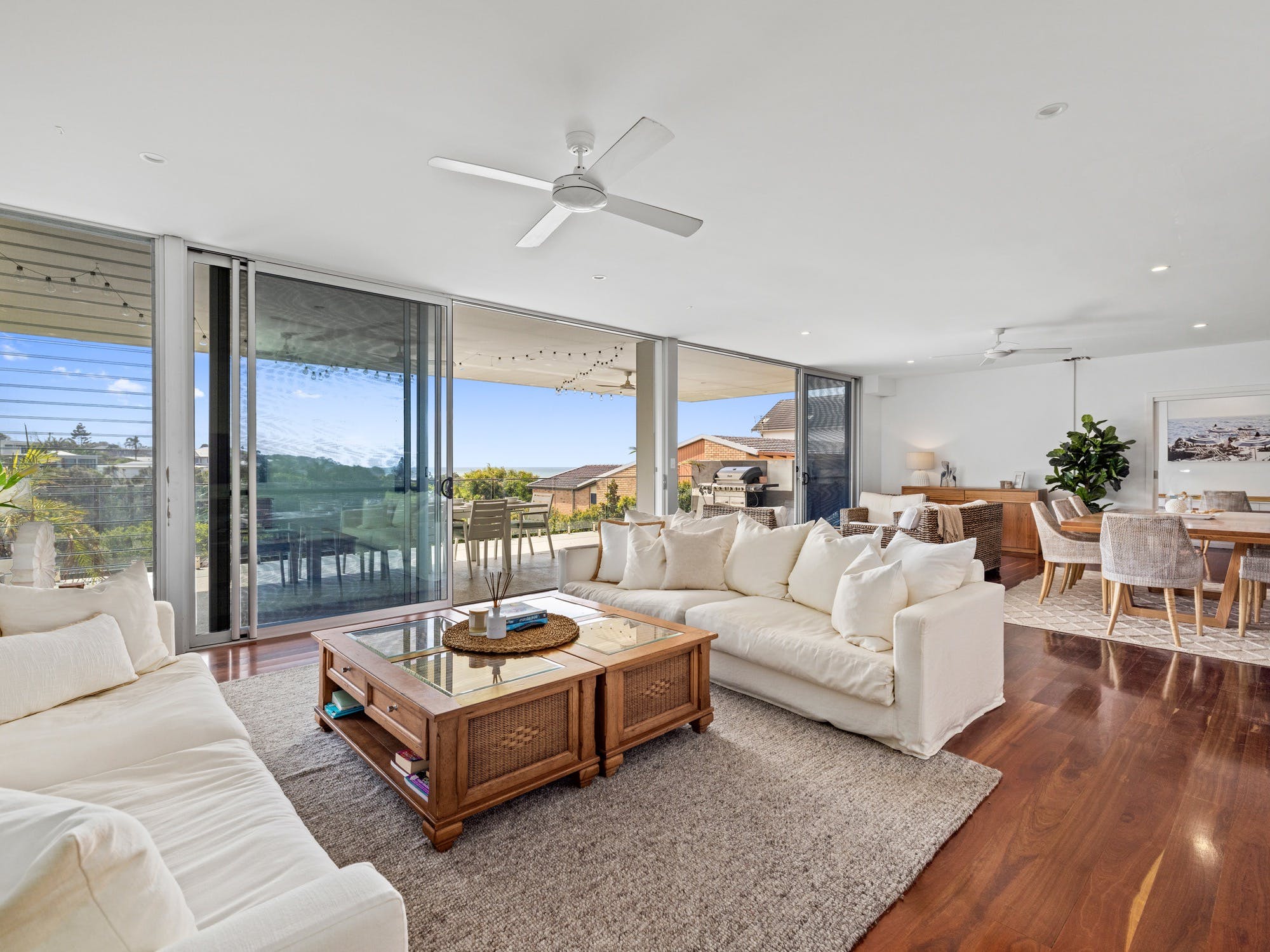 Open plan lounge and dining