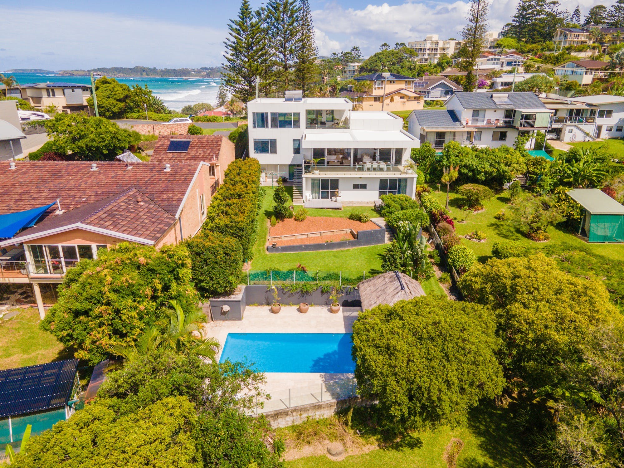 North facing location with pool