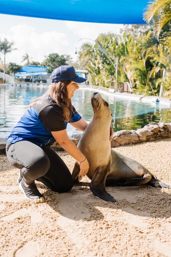 Ellie Shares A Special Bond With Her Dedicated Carers