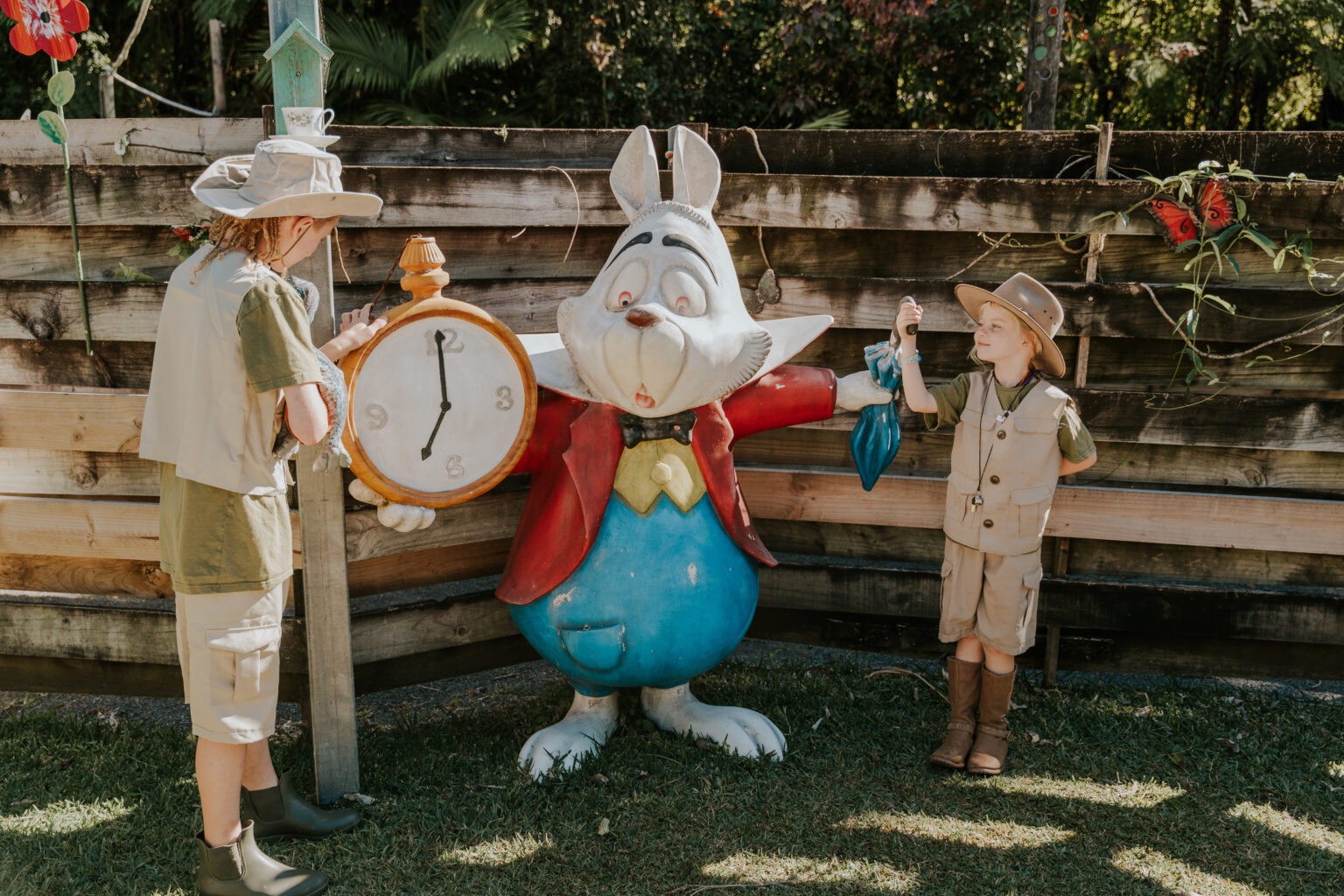 Get Lost In The Wonderland-Themed Outdoor Maze