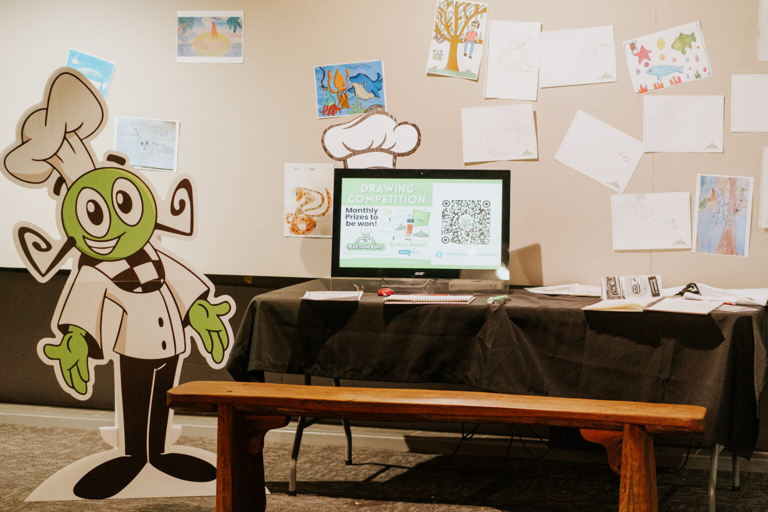 Interactive Cartoon Kiosks