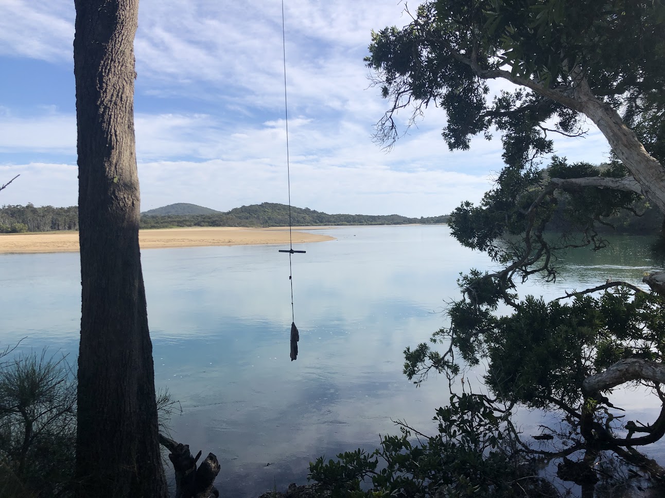 Rope Swing at Red Rock river