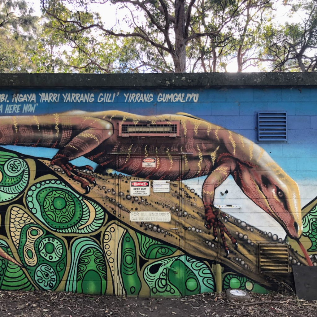 Goanna Mural Gumgali Track