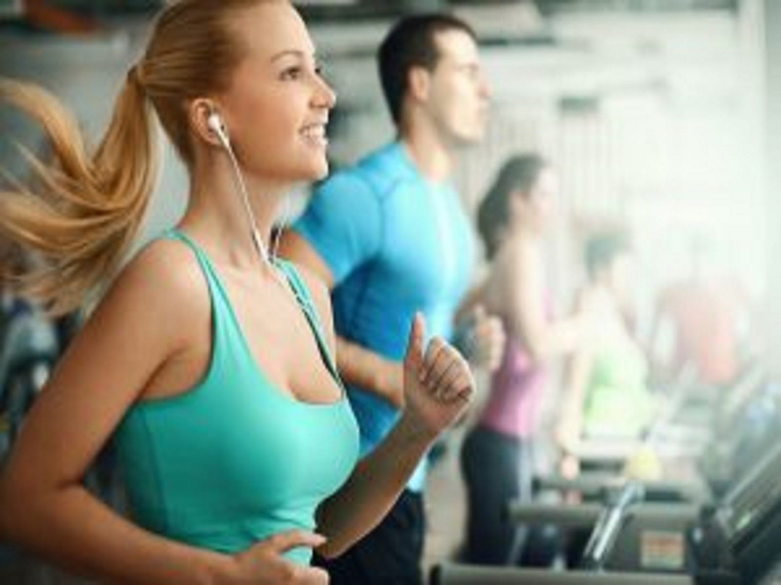 running on treadmill