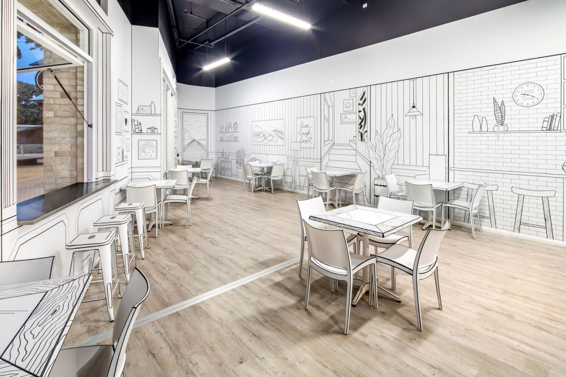 Inside 2d Coffee House