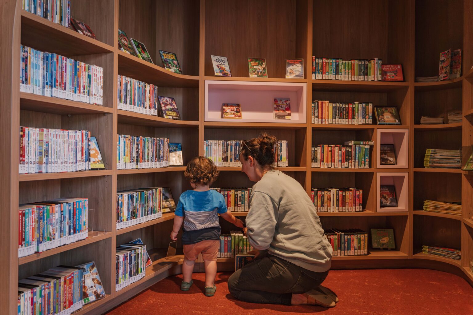 Checking out the library