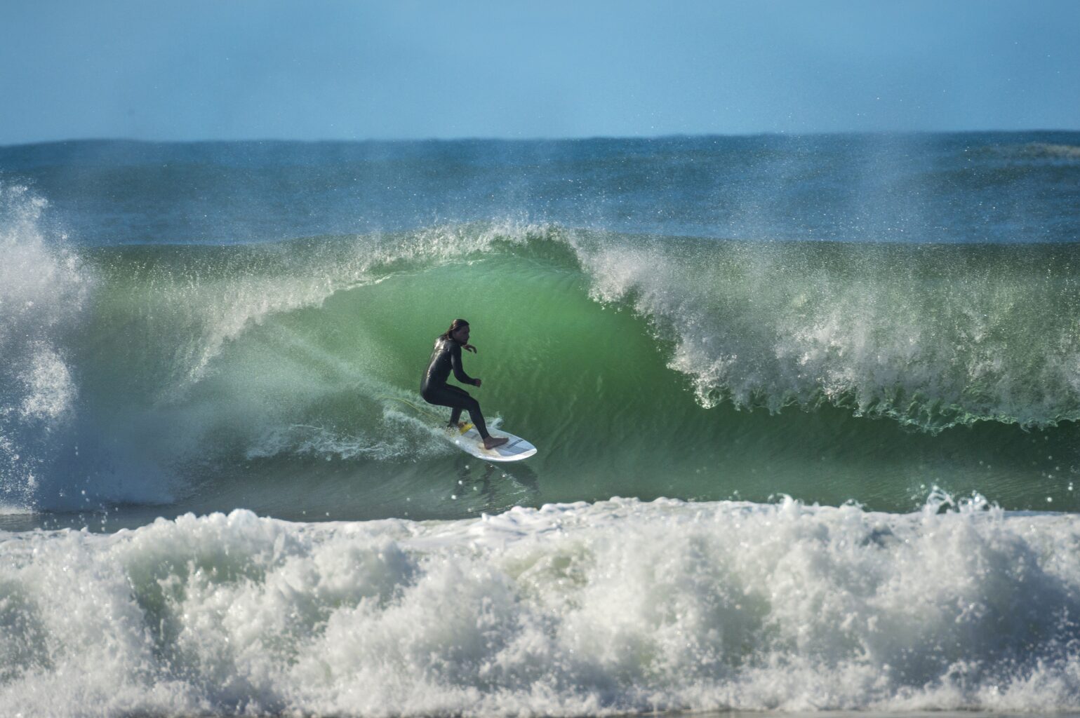 Catching A Wave At Sawtell Main Beach