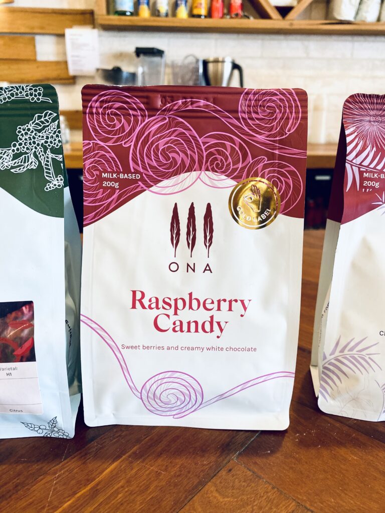 Bag Of Raspberry Candy Coffee