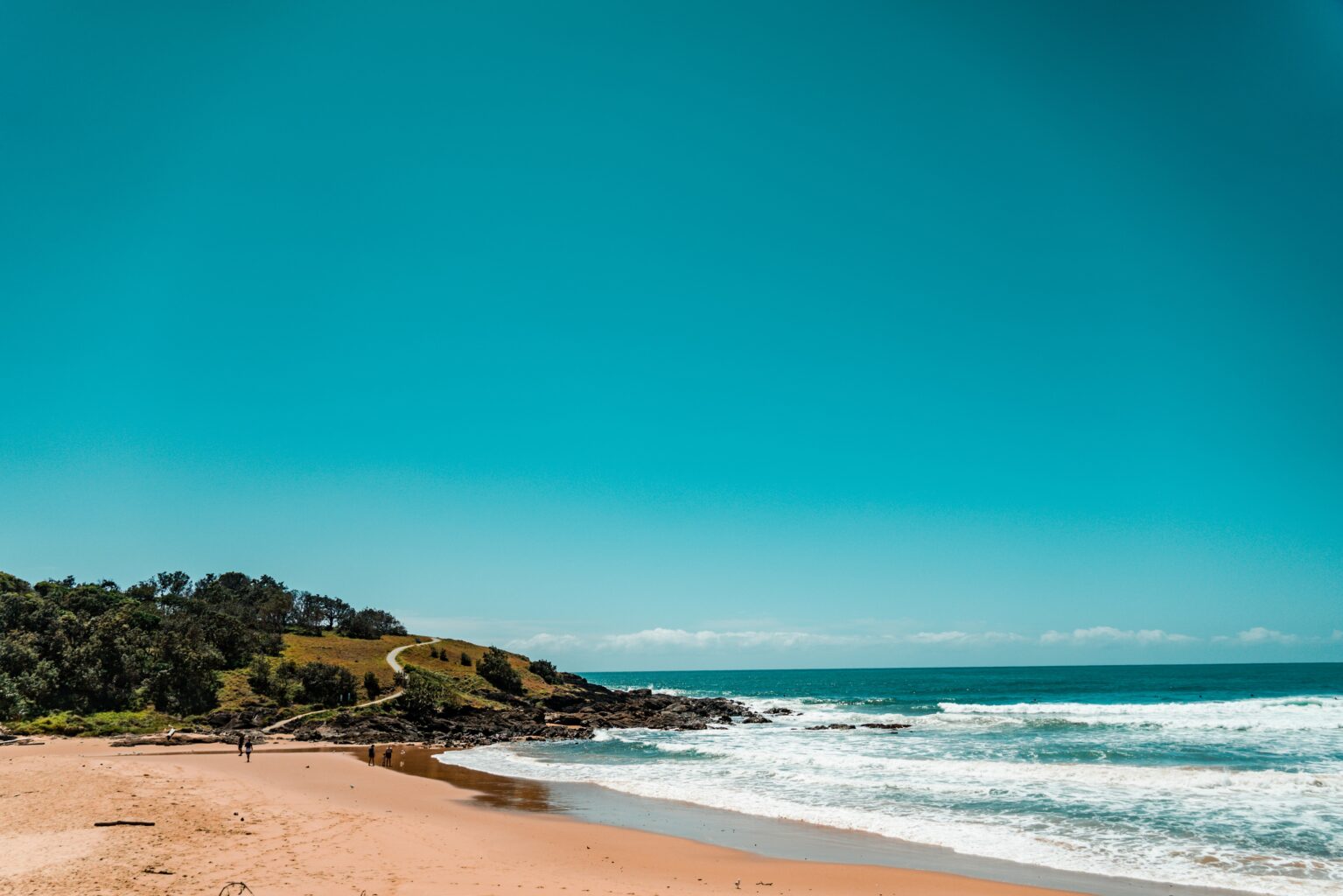 Macauleys Headland Is At The Northern End Of Park Beach