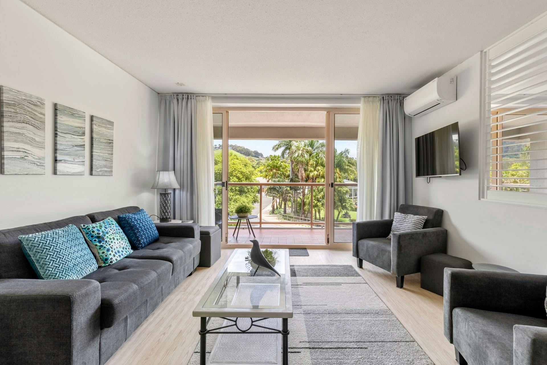 Executive apartment living area