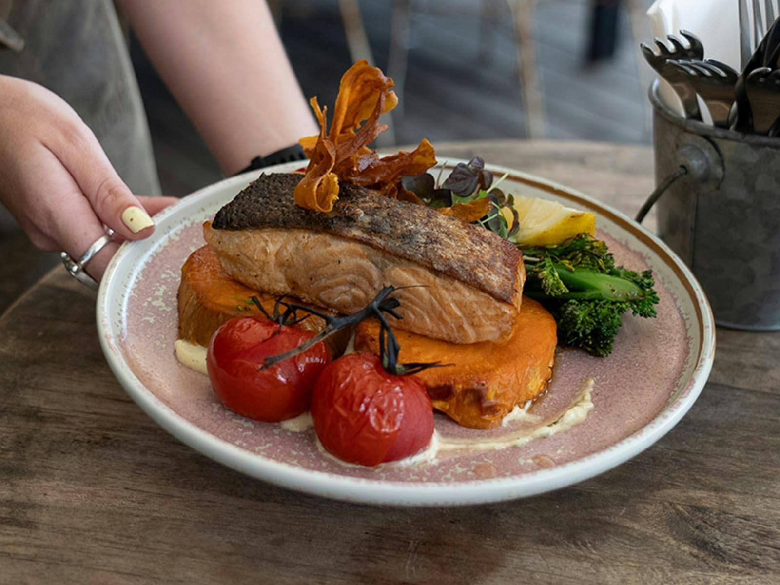 King Tide Brewing Restaurant Salmon